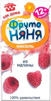 Кисель из малины с 12 мес ФРУТОНЯНЯ тетра-пак 200мл Кисель из малины с 12 мес ФРУТОНЯНЯ тетра-пак 200мл