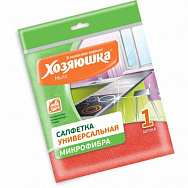 Салфетка Универсальная из микрофибры ХОЗЯЮШКА, 1 шт Салфетка Универсальная из микрофибры ХОЗЯЮШКА, 1 шт