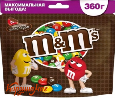 ����� M&M`S ������� 360-400�� ����                                              