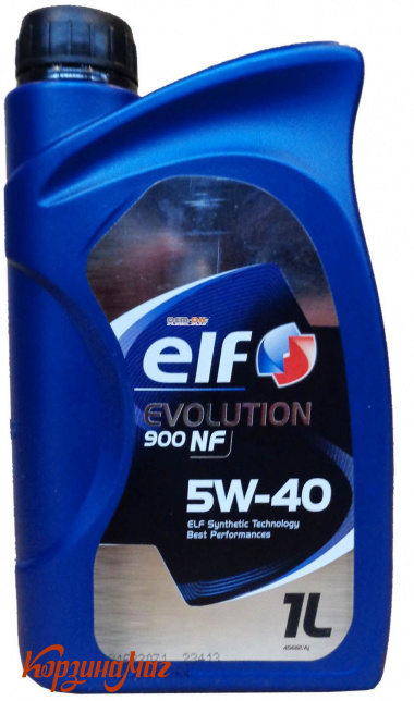 ����� ��� ELF EVOL 900 NF 5W40 1L                                               